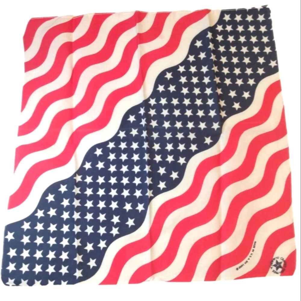 Vintage 100 Stars & Stripes Bandana